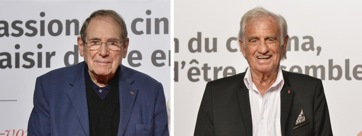 Macron décore vendredi Jean-Paul Belmondo et Robert Hossein