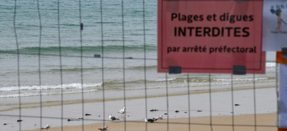 Des plages bretonnes à nouveau fermées après des "incivilités"